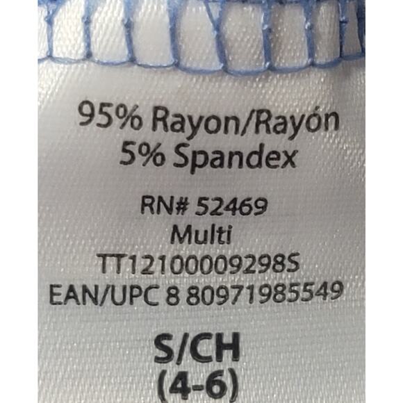 Time & Tru Blue White Striped A Line T Shirt Mini Dress Small Lightweight Soft - Picture 4 of 6